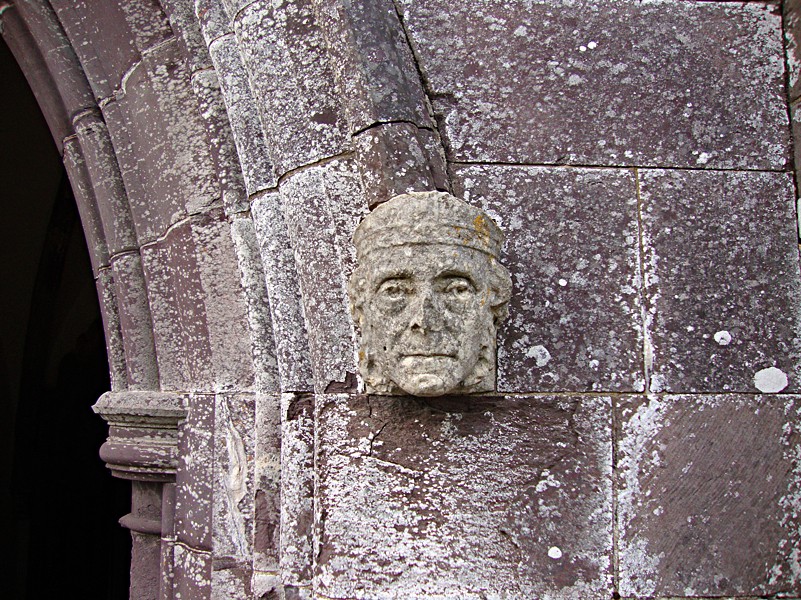 set on Caerbwdy sandstone